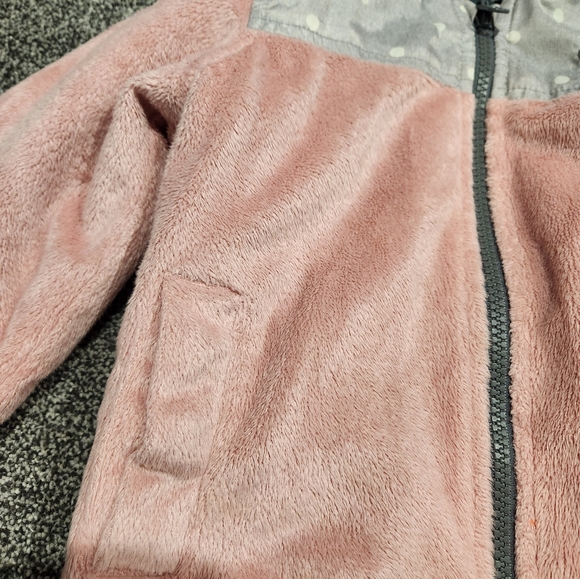 OshKosh reversible light weight jacket. Toddler girl - size 3T/4T. - Picture 2 of 7